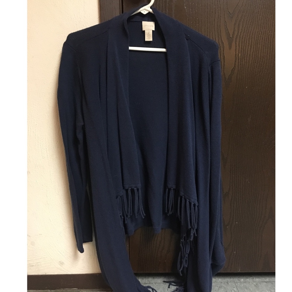 Chico’s Convertible Shawl Collar Sweater